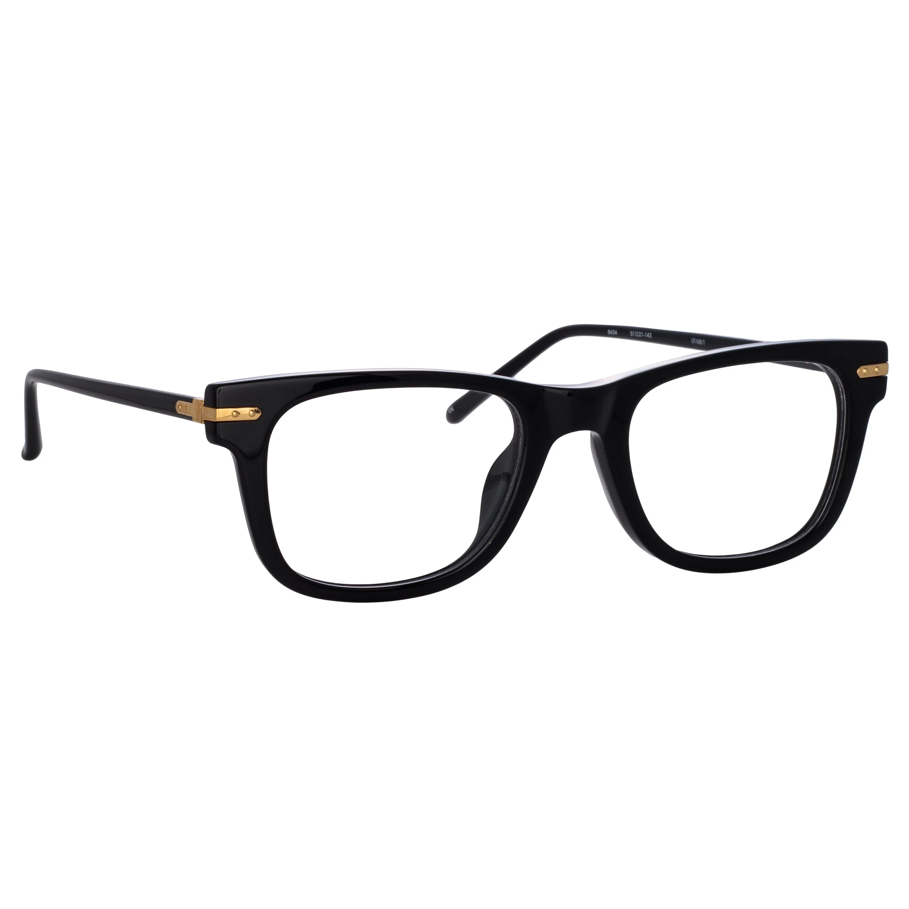 Portico Optical D-Frame in Black sold by Linda Farrow product image thumbnail 2