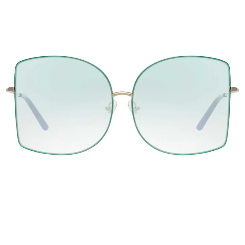 Matthew Williamson Lilac C3 Oversized Sunglasses sold by Linda Farrow