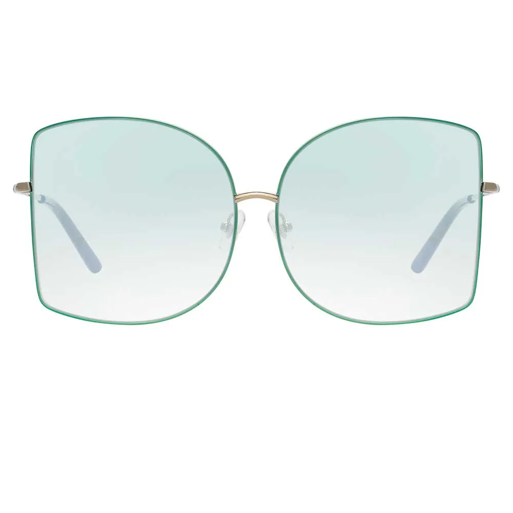 Matthew Williamson Lilac C3 Oversized Sunglasses sold by Linda Farrow