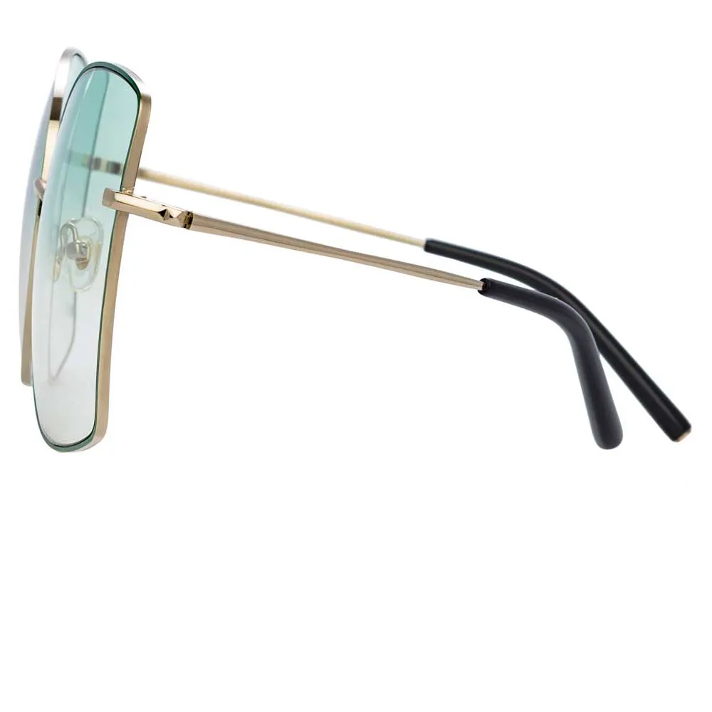 Matthew Williamson Lilac C3 Oversized Sunglasses sold by Linda Farrow product image thumbnail 3