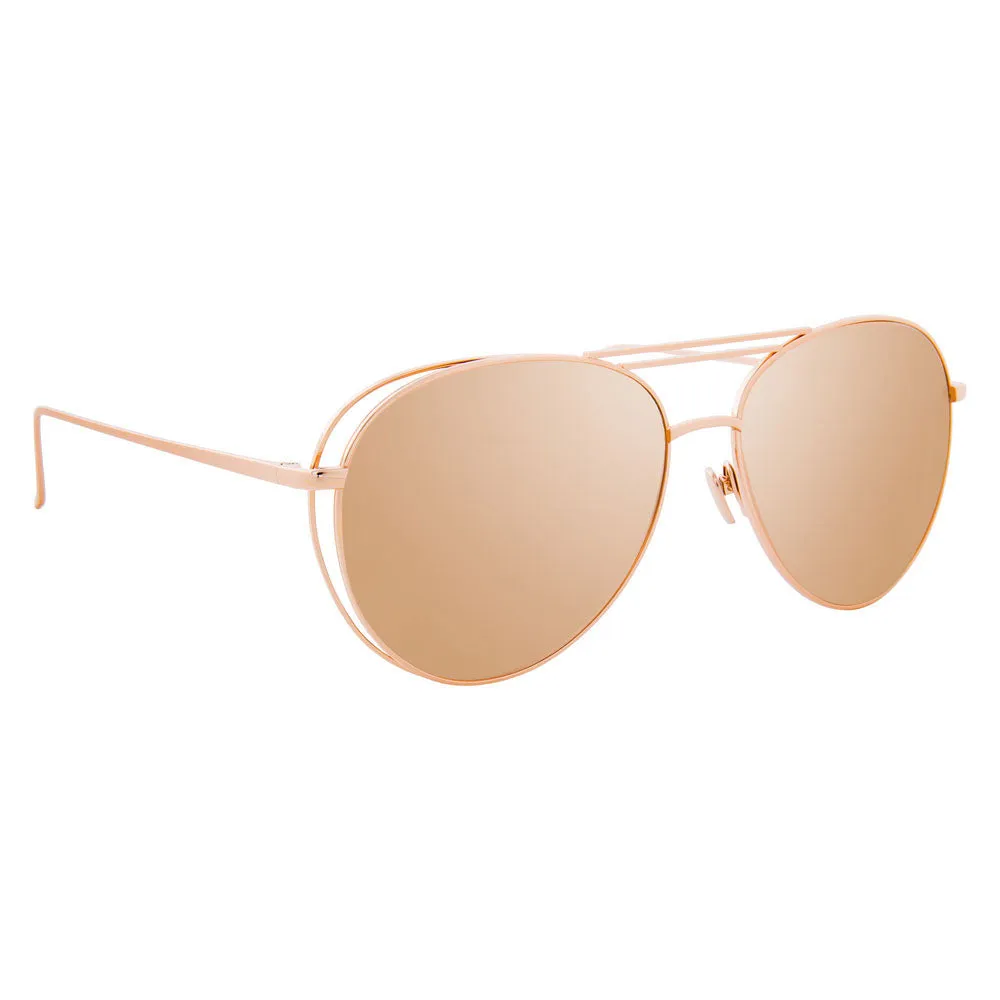 Linda Farrow 575 C3 Aviator Sunglasses sold by Linda Farrow product image thumbnail 2