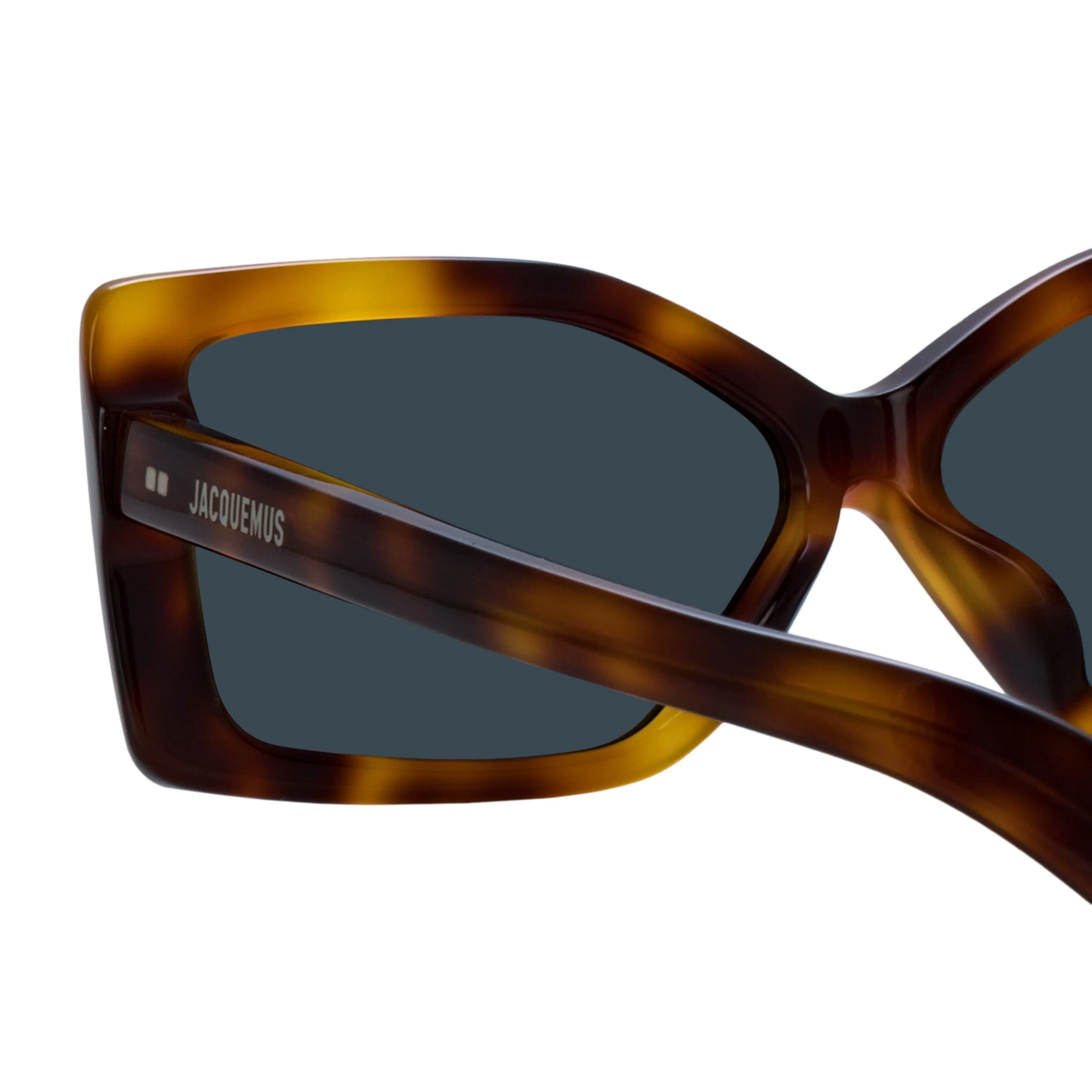 Spiaggia Angular Sunglasses in Tortoiseshell by Jacquemus sold by Linda Farrow product image thumbnail 5