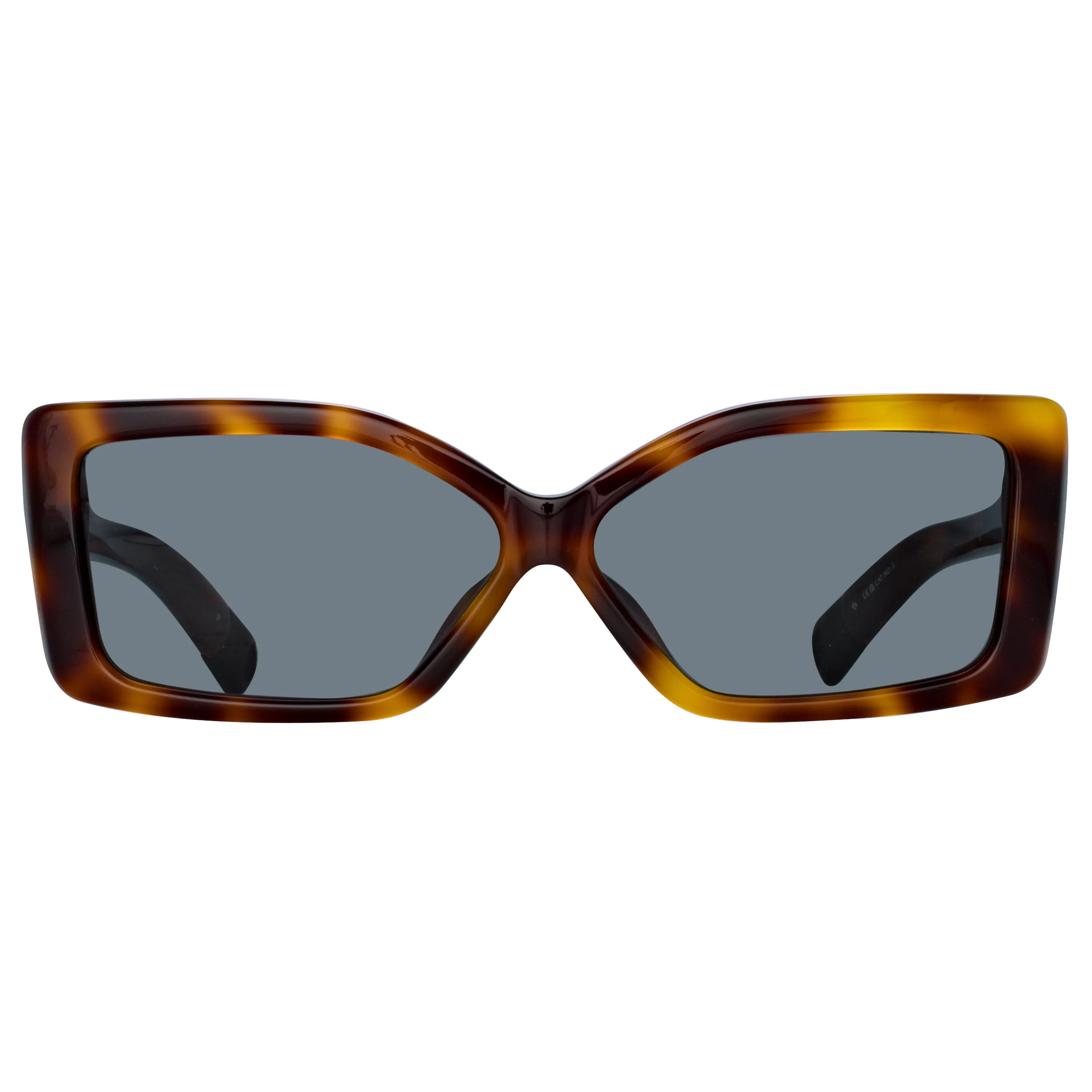 Spiaggia Angular Sunglasses in Tortoiseshell by Jacquemus sold by Linda Farrow product image thumbnail 2