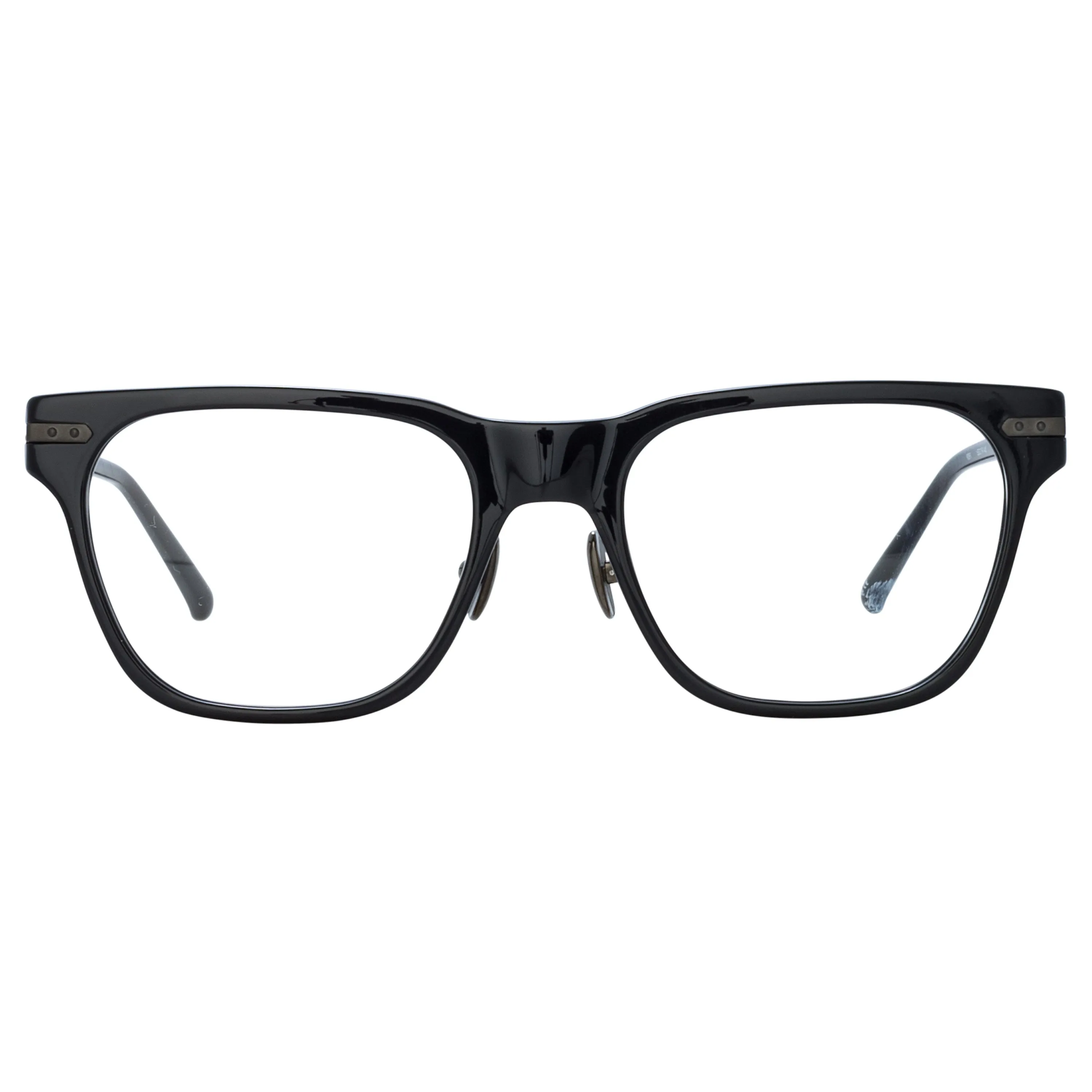 Men's Cove Optical D-Frame in Black and Matt Nickel (Asian Fit) sold by Linda Farrow product image thumbnail 2