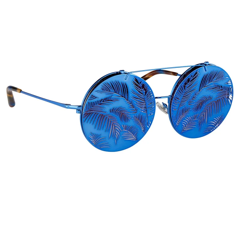 Matthew Williamson 142 C4 Round Sunglasses sold by Linda Farrow