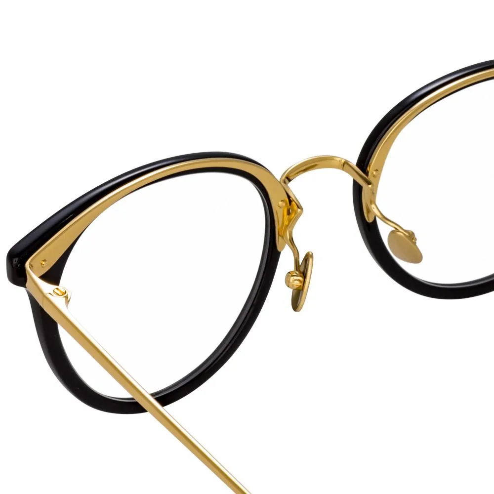 Linda Farrow Dolores C10 Oval Optical Frame sold by Linda Farrow product image thumbnail 4