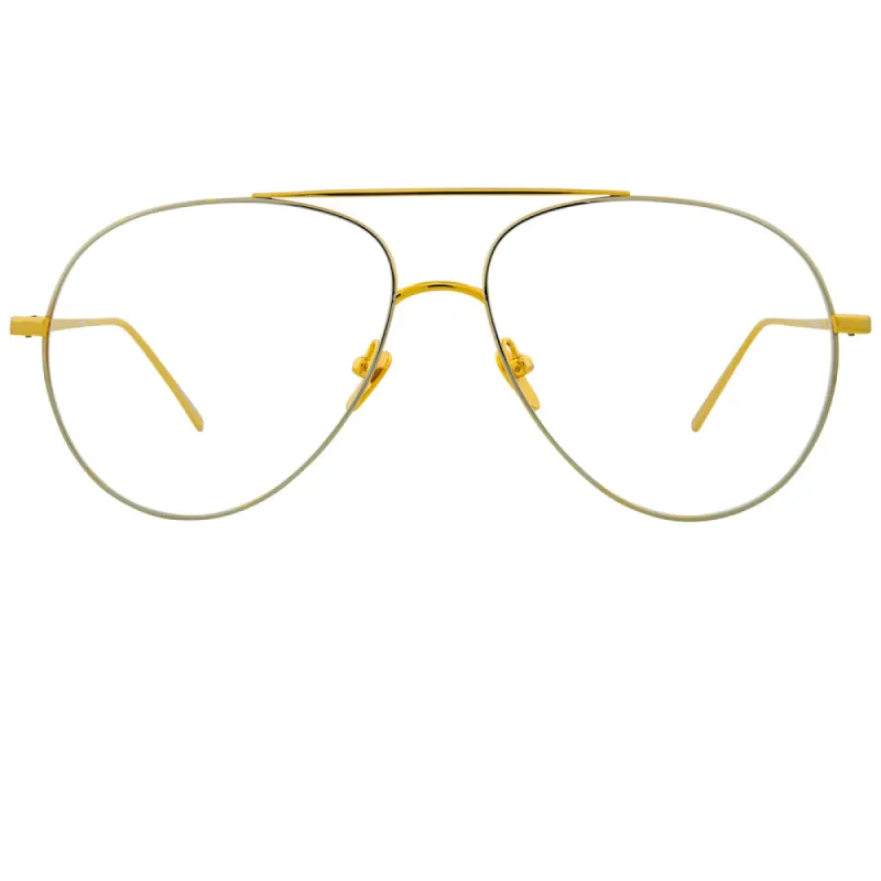 Linda Farrow 666 C7 Aviator Optical Frame sold by Linda Farrow