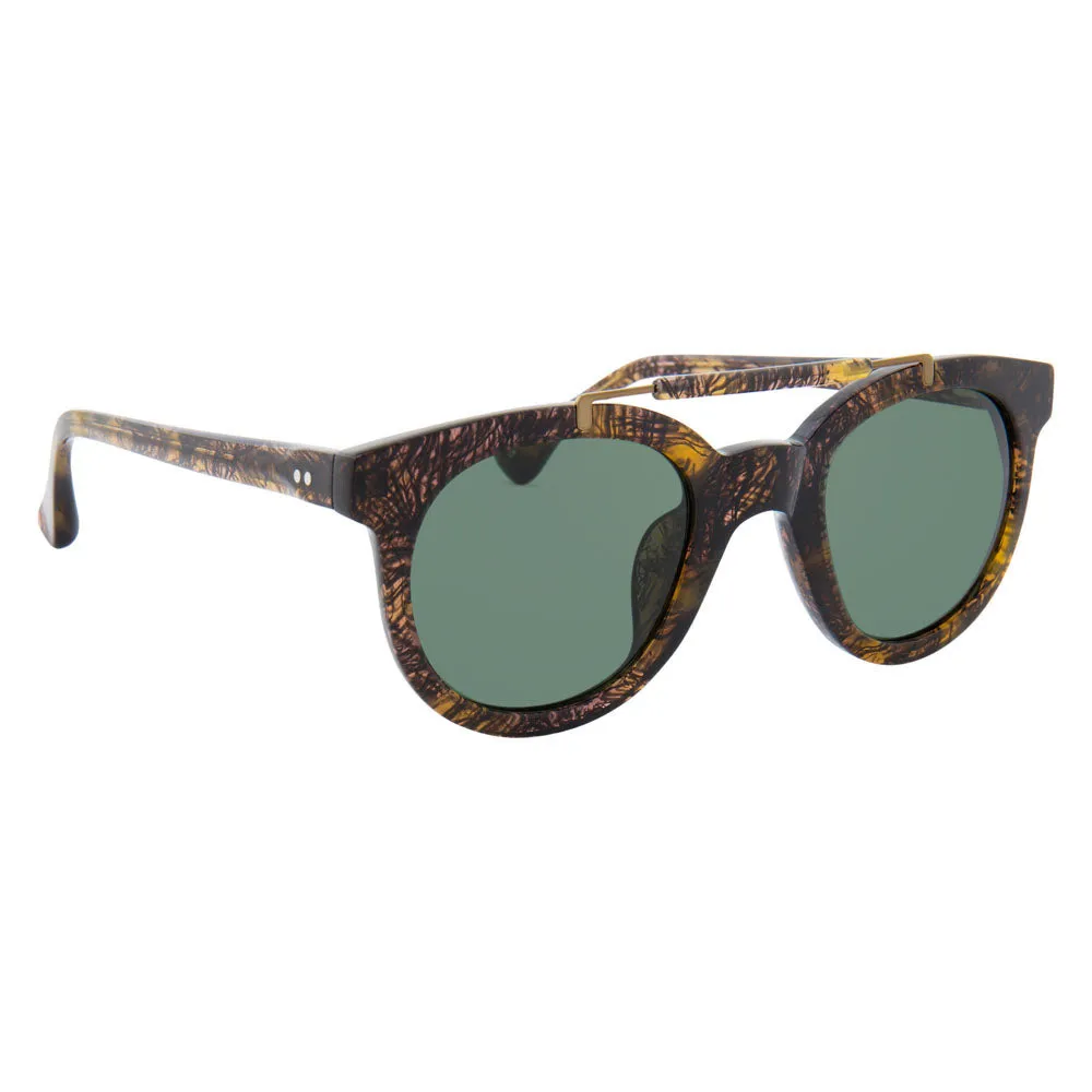 Dries Van Noten 132 C1 D-Frame Sunglasses sold by Linda Farrow
