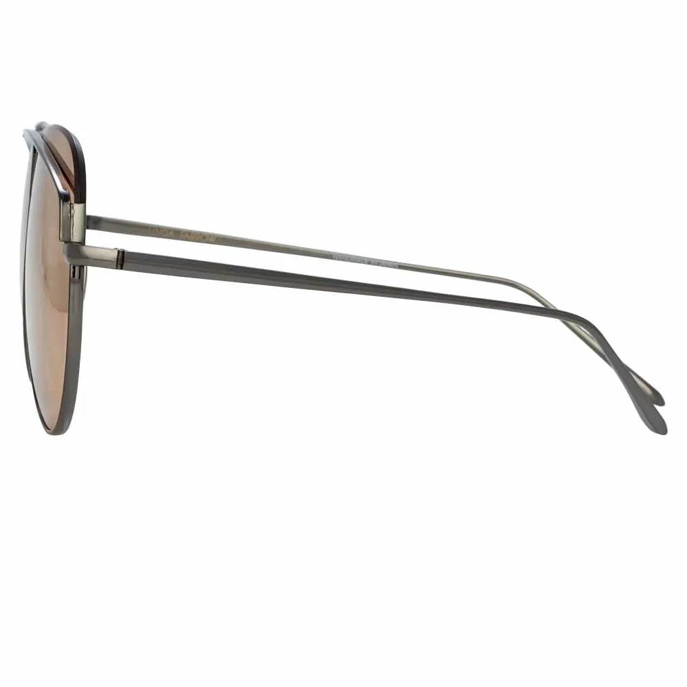 Linda Farrow Colt C4 Aviator Sunglasses sold by Linda Farrow product image thumbnail 3