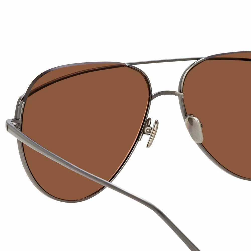 Linda Farrow Colt C4 Aviator Sunglasses sold by Linda Farrow product image thumbnail 4