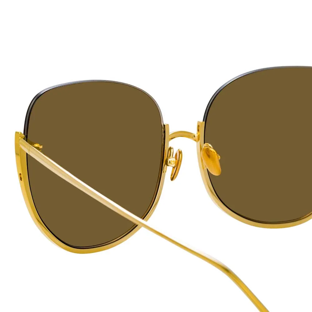 Linda Farrow Kennedy C1 Oversized Sunglasses sold by Linda Farrow product image thumbnail 4