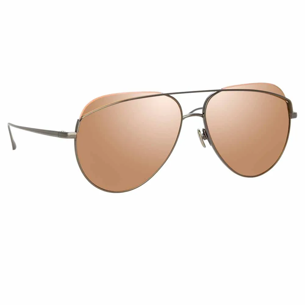 Linda Farrow Colt C4 Aviator Sunglasses sold by Linda Farrow product image thumbnail 2