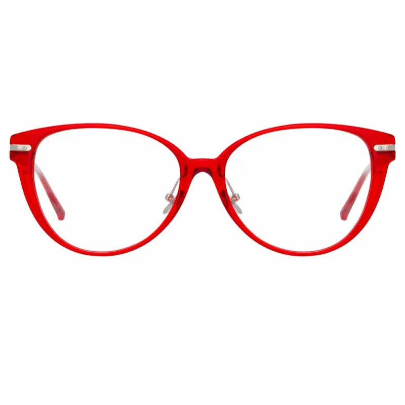 Linda Farrow Linear Arch C6 Cat Eye Optical Frame sold by Linda Farrow