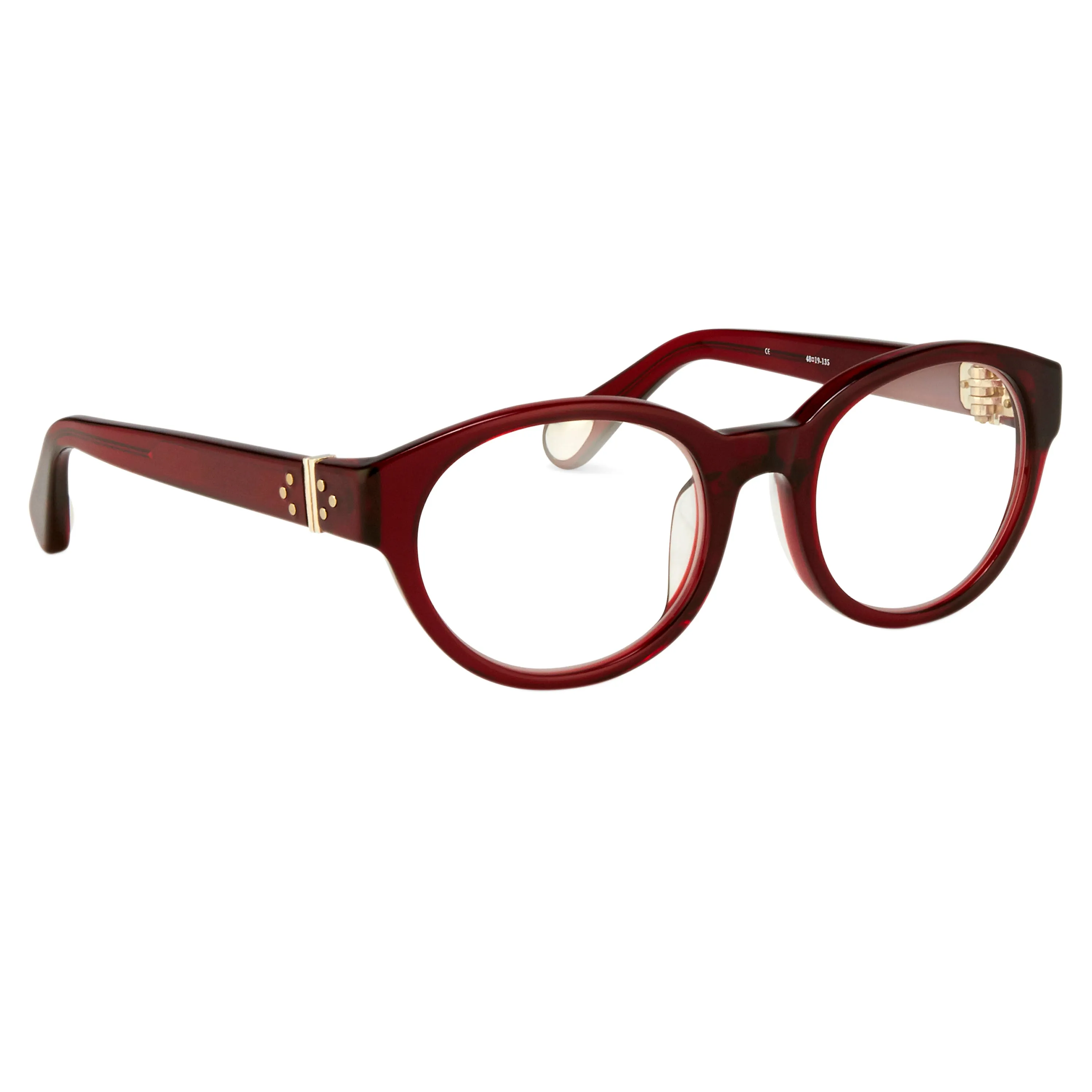 Ann Demeulemeester 18 C3 Oval Optical Frame sold by Linda Farrow product image thumbnail 2