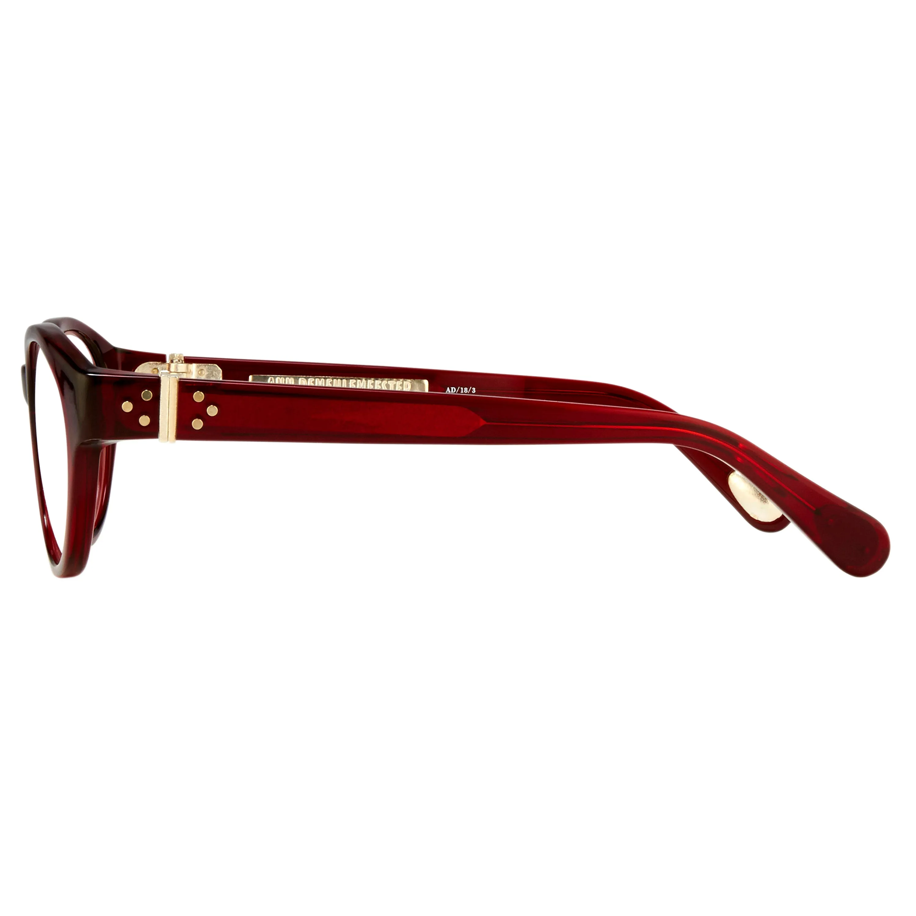 Ann Demeulemeester 18 C3 Oval Optical Frame sold by Linda Farrow product image thumbnail 3