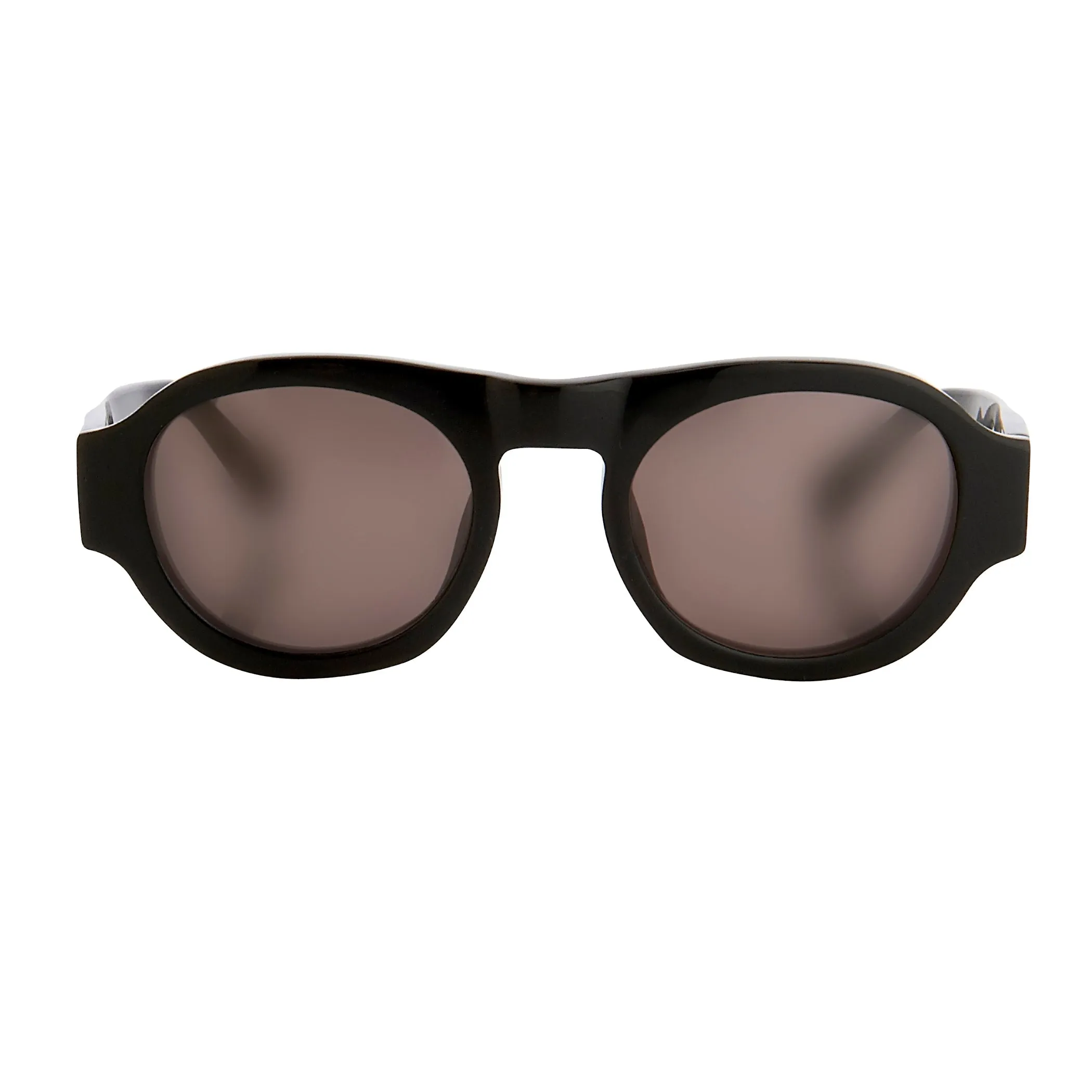 Dries Van Noten Oval Sunglasses in Black sold by Linda Farrow product image thumbnail 2
