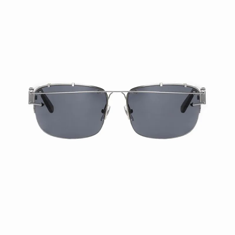 Yohji Yamamoto 100 C1 Sunglasses in Silver sold by Linda Farrow