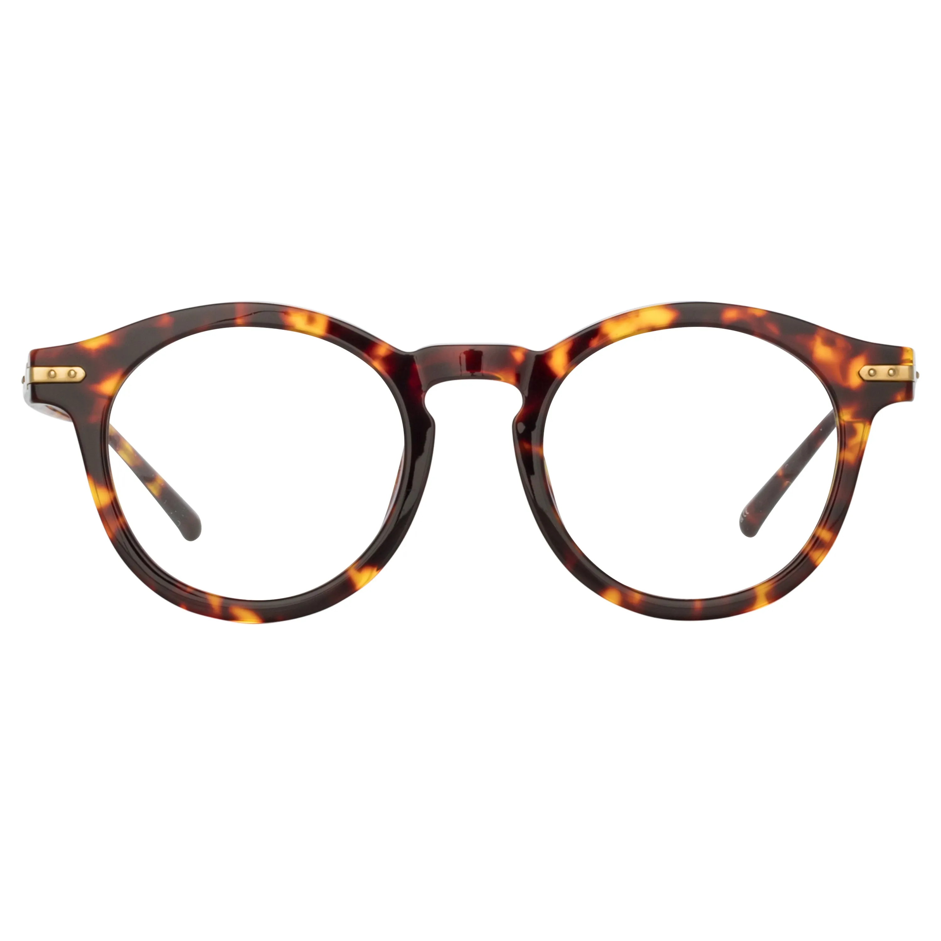 Parler Oval Optical Frame in Tortoiseshell sold by Linda Farrow product image thumbnail 2