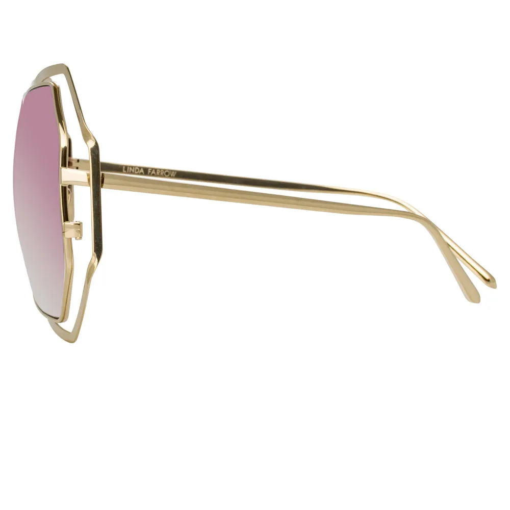 Linda Farrow Lily C8 Oversized Sunglasses sold by Linda Farrow product image thumbnail 3