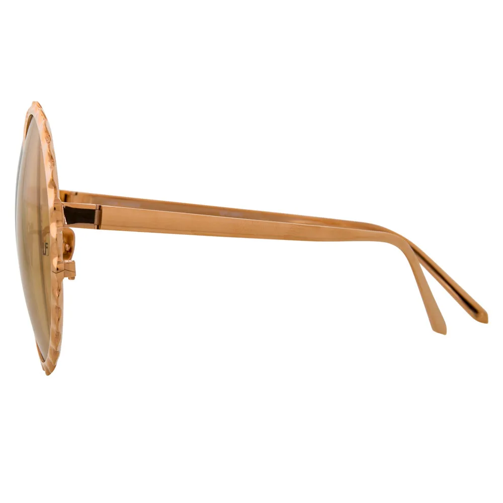 Linda Farrow 662 C5 Round Sunglasses sold by Linda Farrow product image thumbnail 3