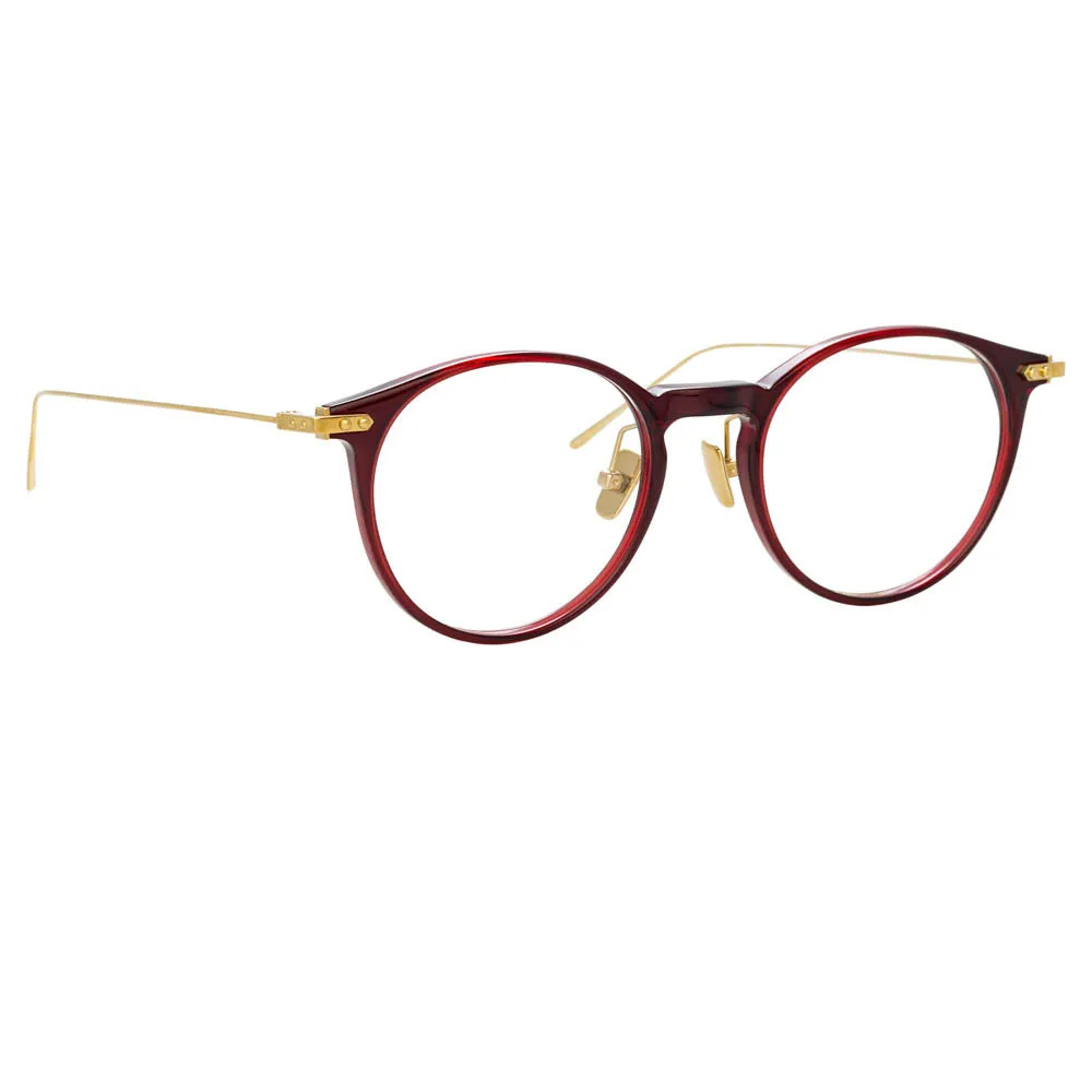 Linda Farrow Linear Chevron C4 Oval Optical Frame sold by Linda Farrow product image thumbnail 2