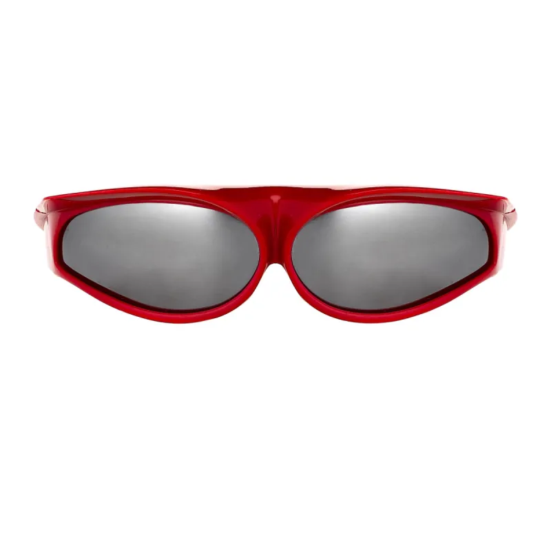 Jeremy Scott Sunviser Sunglasses in Red sold by Linda Farrow