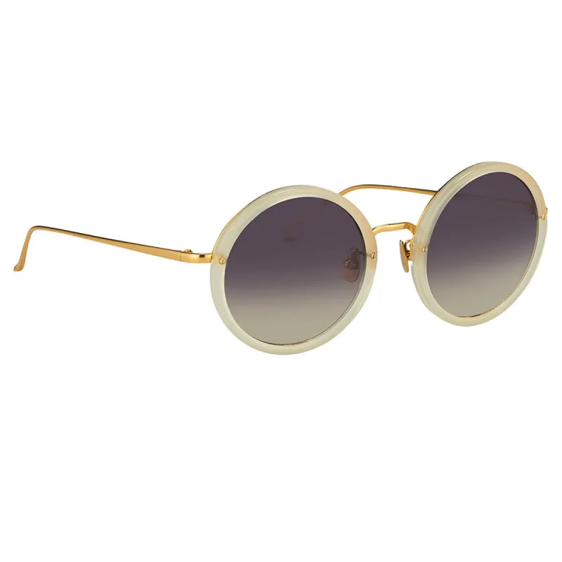 Linda Farrow Tracy C47 Round Sunglasses sold by Linda Farrow