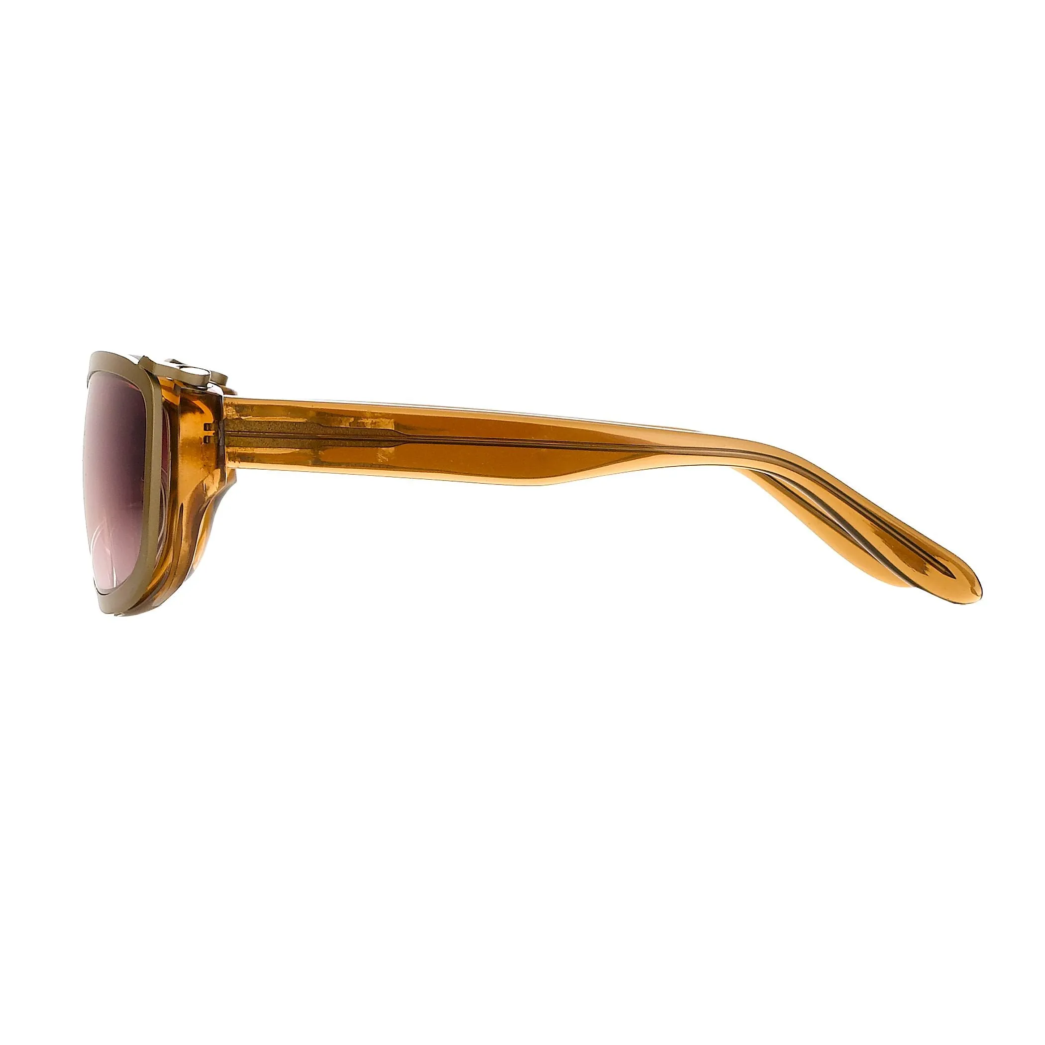 Yohji Yamamoto 800 C3 Sunglasses in Brown sold by Linda Farrow product image thumbnail 3