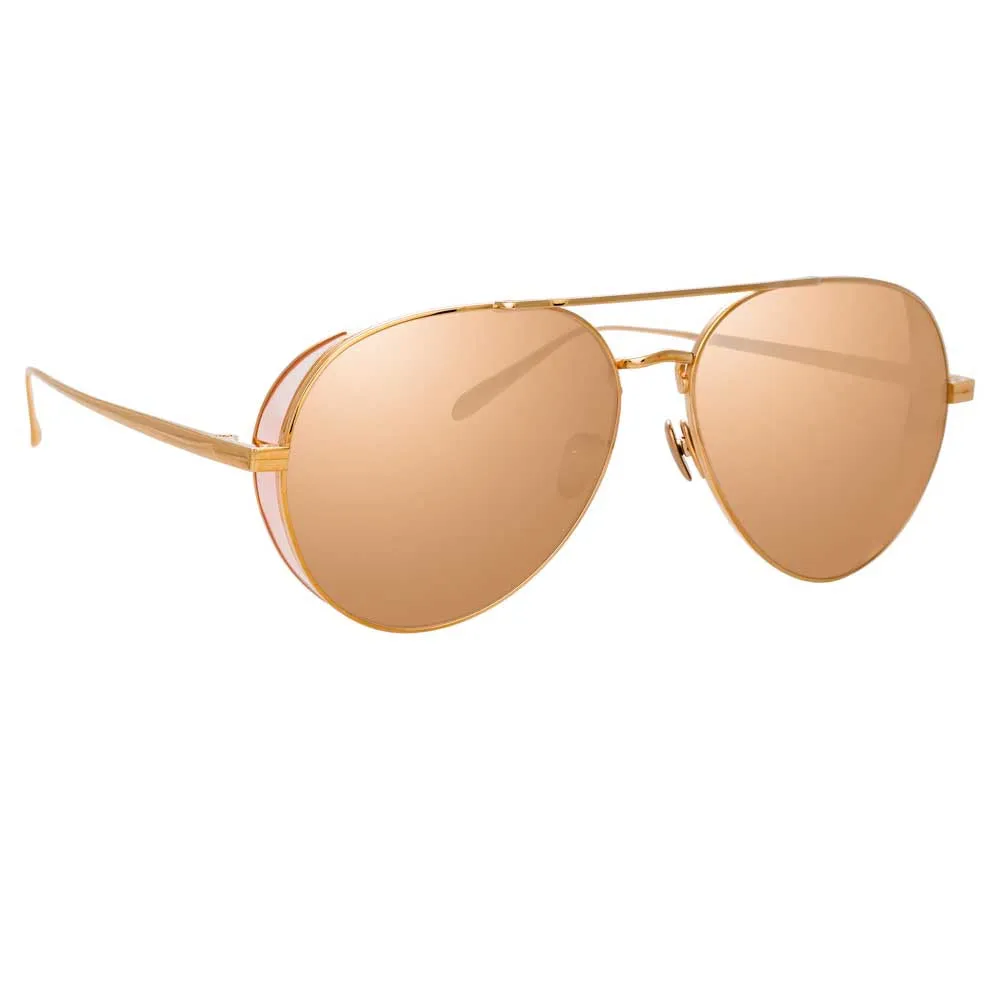 Linda Farrow Elgin C5 Aviator Sunglasses sold by Linda Farrow product image thumbnail 2