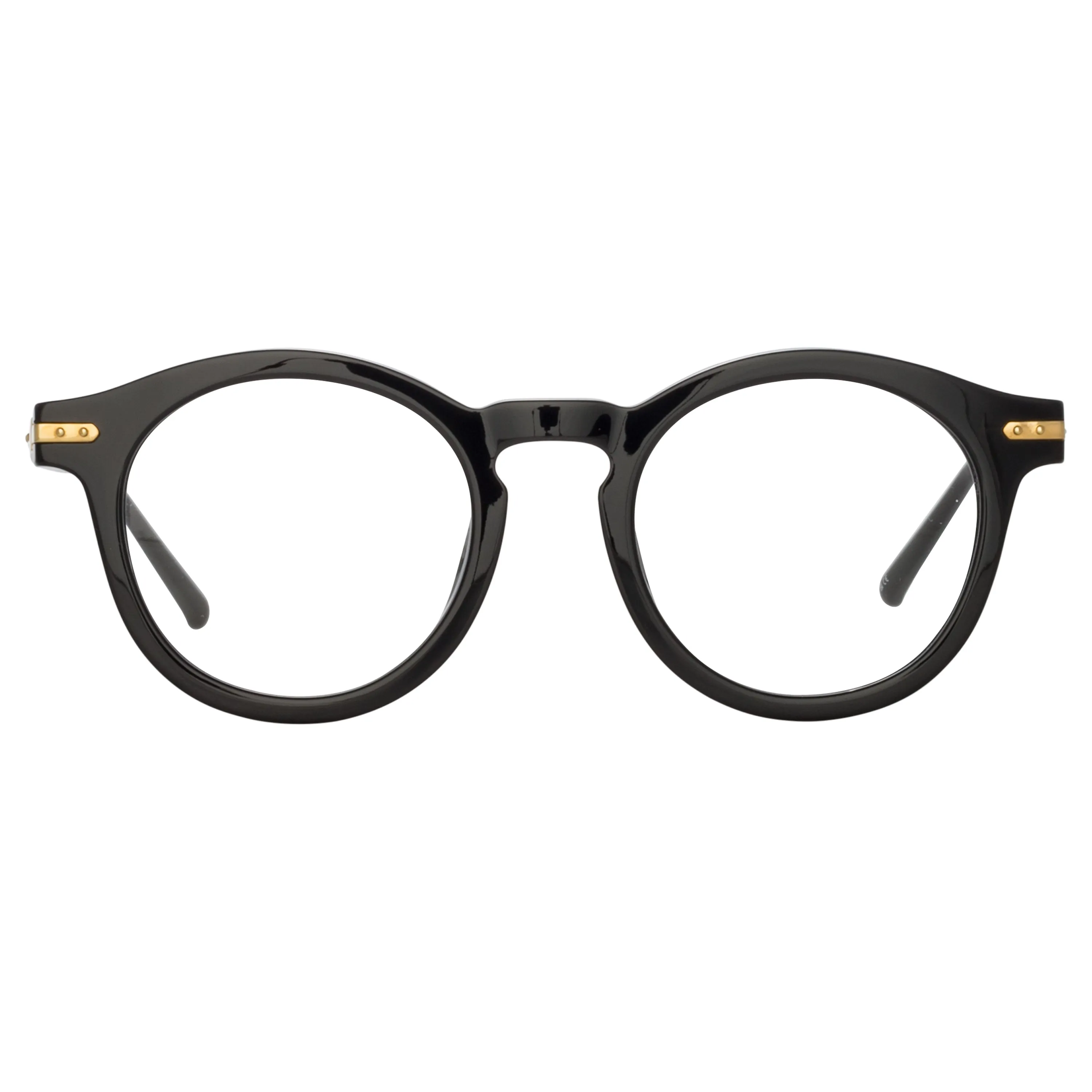 Parler Oval Optical Frame in Black sold by Linda Farrow product image thumbnail 2