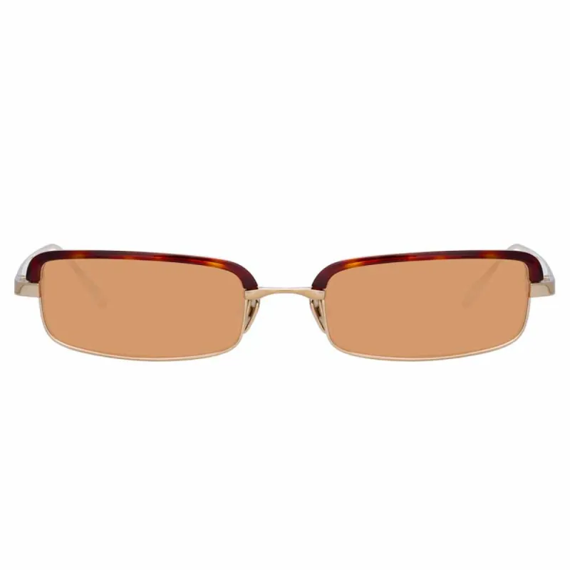 Linda Farrow Leona C4 Rectangular Sunglasses sold by Linda Farrow