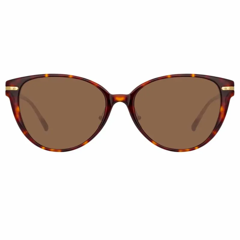 Linda Farrow Linear Arch A C8 Cat Eye Sunglasses sold by Linda Farrow
