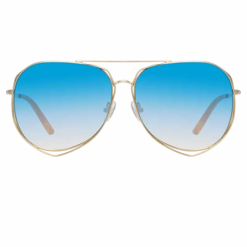 Matthew Williamson Heather C9 Aviator Sunglasses sold by Linda Farrow