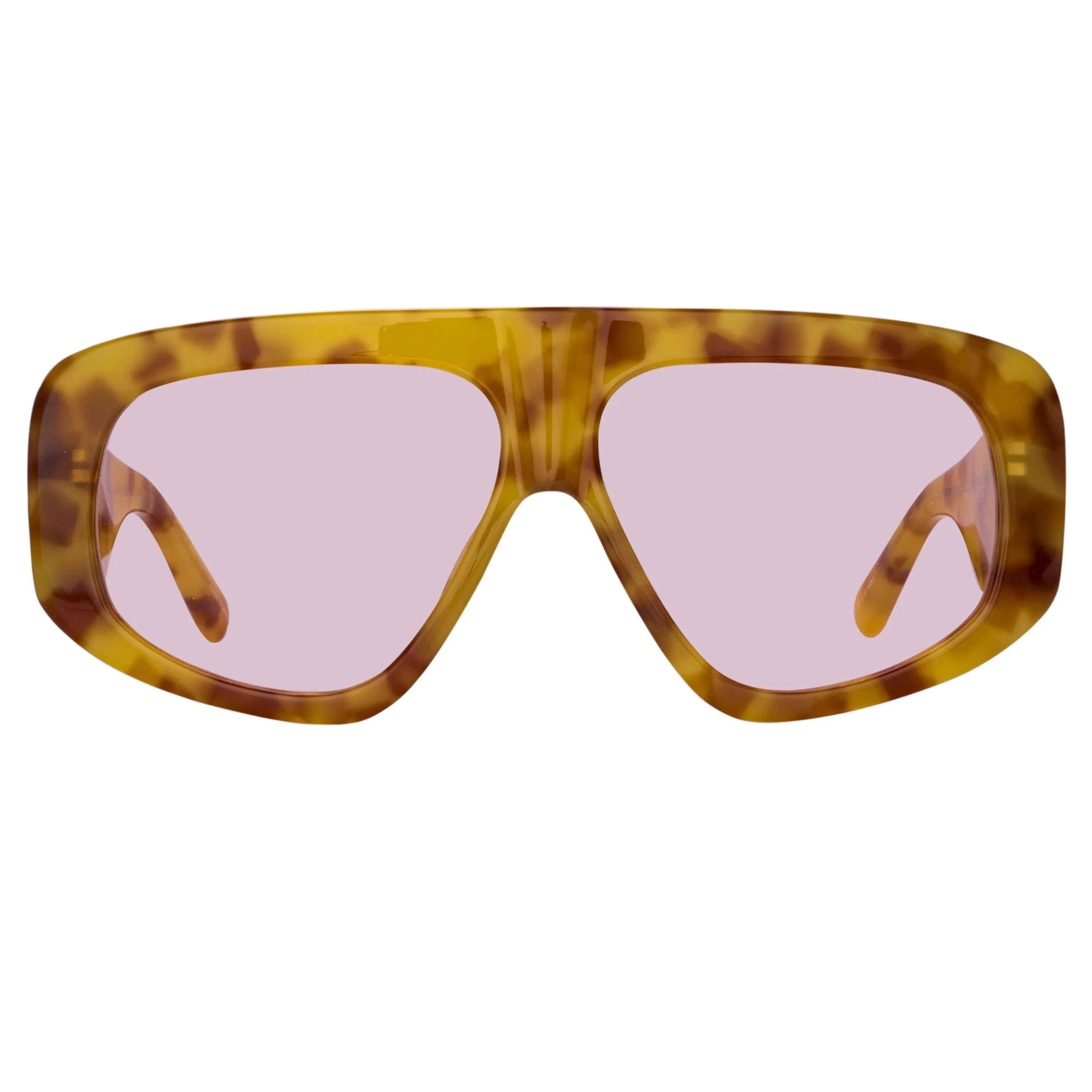 The Attico Milano Oversized Sunglasses in Tortoiseshell sold by Linda Farrow product image thumbnail 2