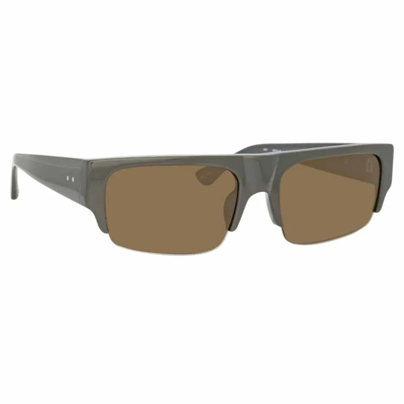 Dries Van Noten 190 C2 Rectangular Sunglasses sold by Linda Farrow