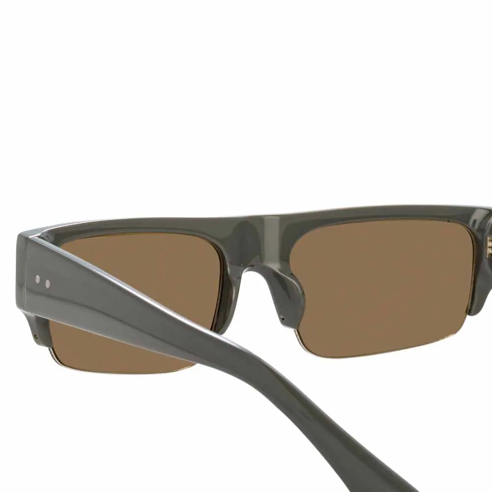 Dries Van Noten 190 C2 Rectangular Sunglasses sold by Linda Farrow product image thumbnail 4