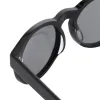 Dries Van Noten Round Sunglasses in Black sold by Linda Farrow