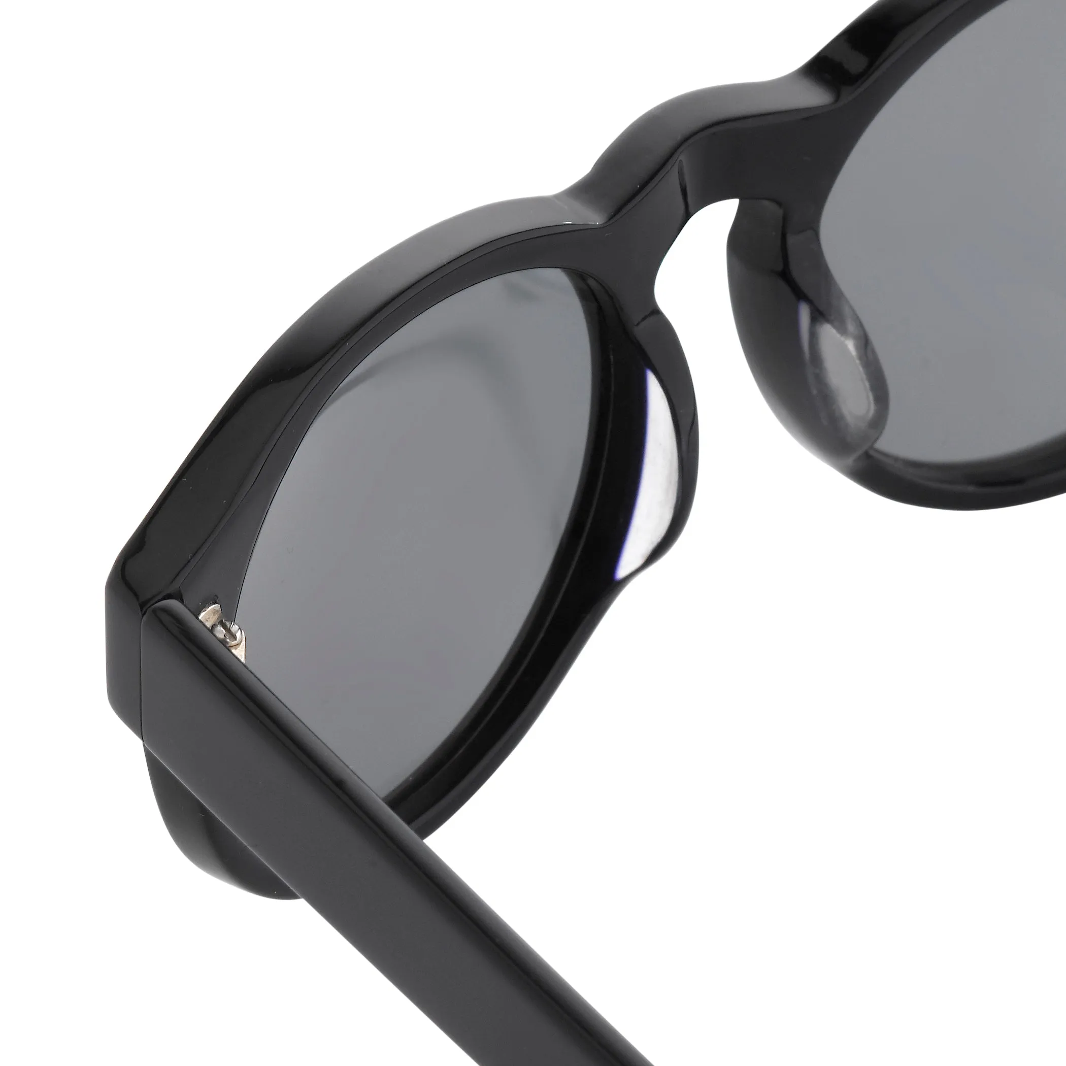 Dries Van Noten Round Sunglasses in Black sold by Linda Farrow product image thumbnail 4