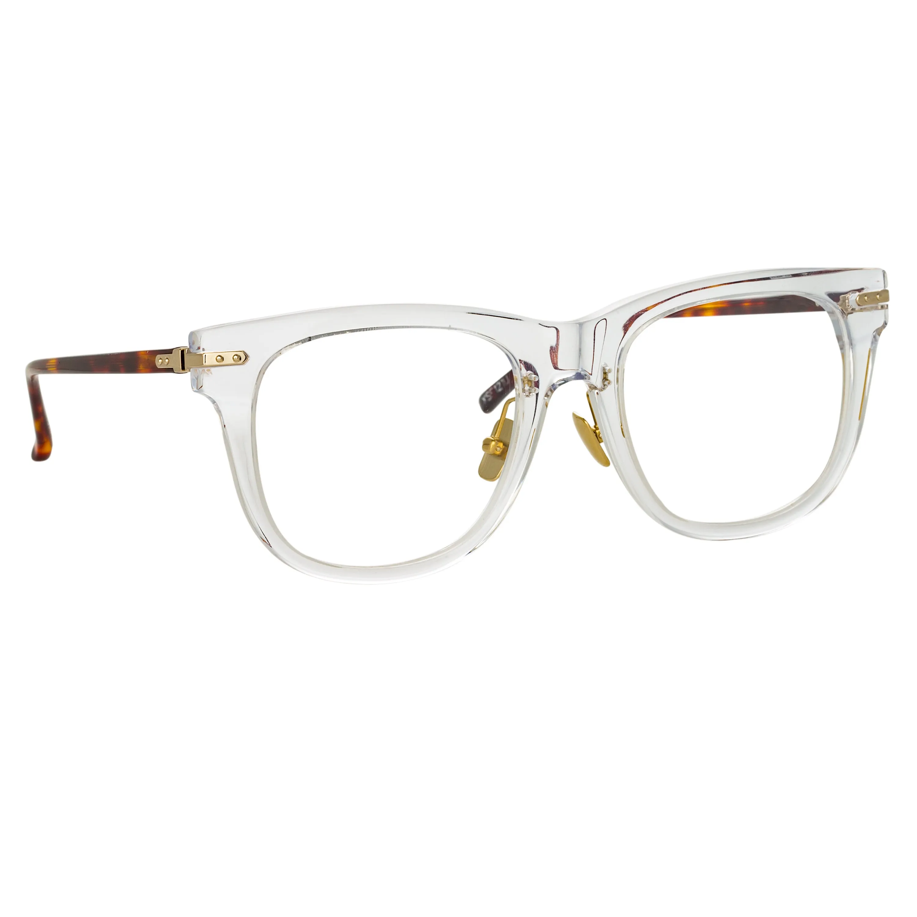Chrysler Optical D-Frame in Clear (Men's) sold by Linda Farrow product image thumbnail 3