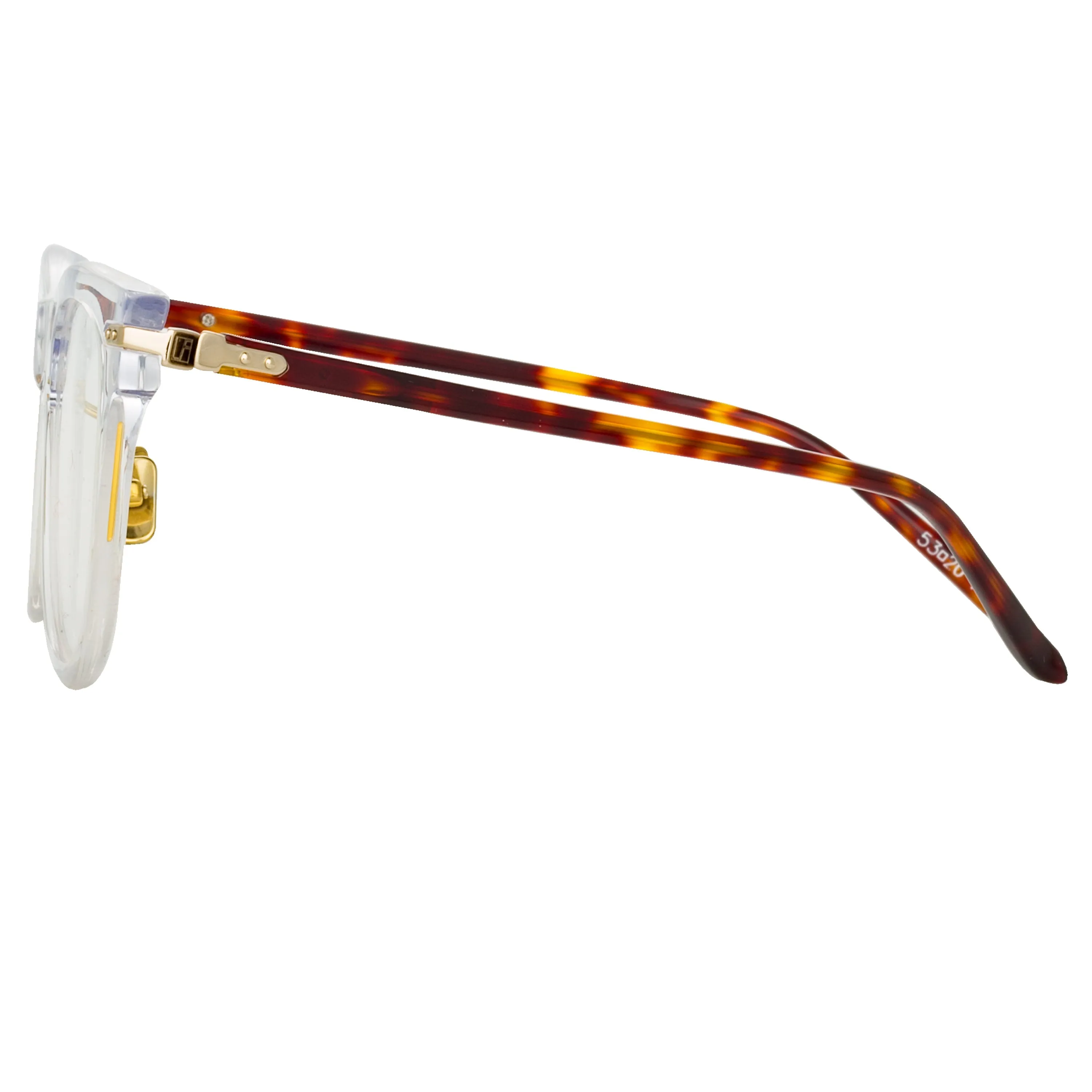 Chrysler Optical D-Frame in Clear (Men's) sold by Linda Farrow product image thumbnail 4