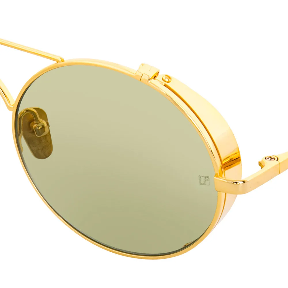 Linda Farrow 427 C11 Oval Sunglasses sold by Linda Farrow product image thumbnail 4