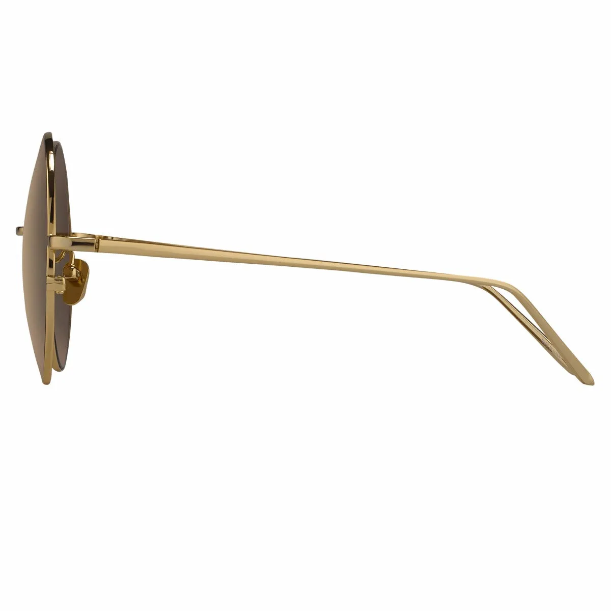 Linda Farrow 343 C2 Round Sunglasses sold by Linda Farrow product image thumbnail 3