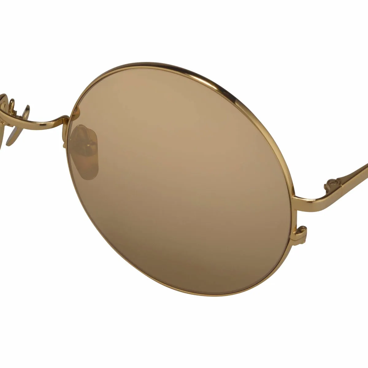 Linda Farrow 343 C2 Round Sunglasses sold by Linda Farrow product image thumbnail 4