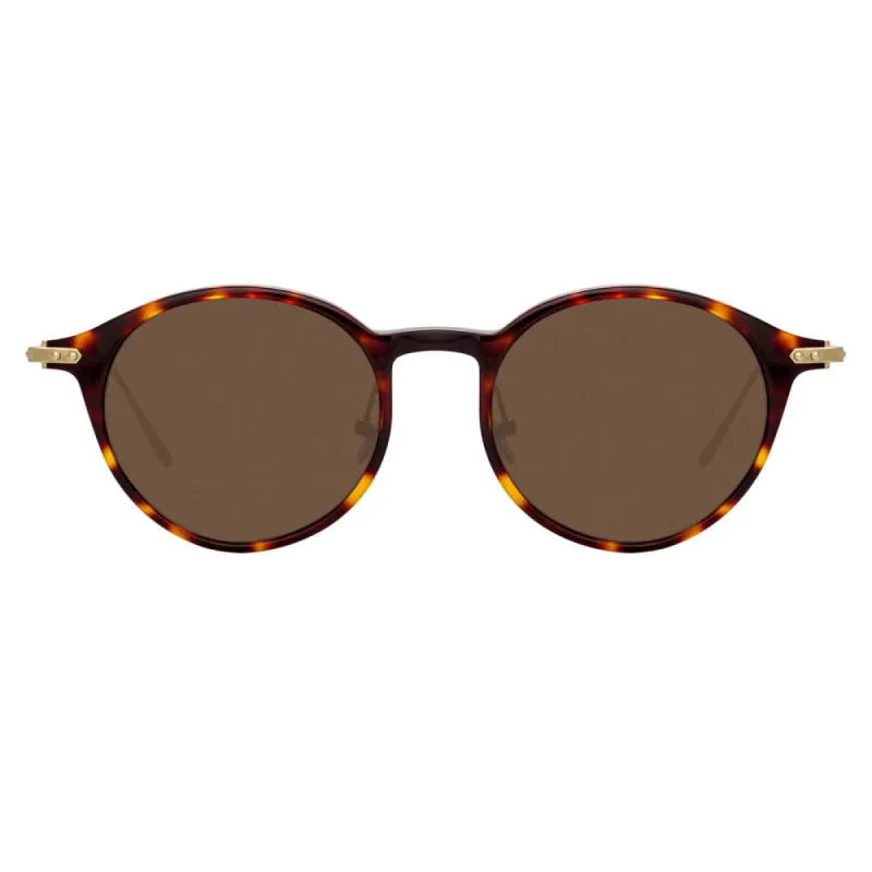Linda Farrow Linear Arris A C9 Oval Sunglasses sold by Linda Farrow