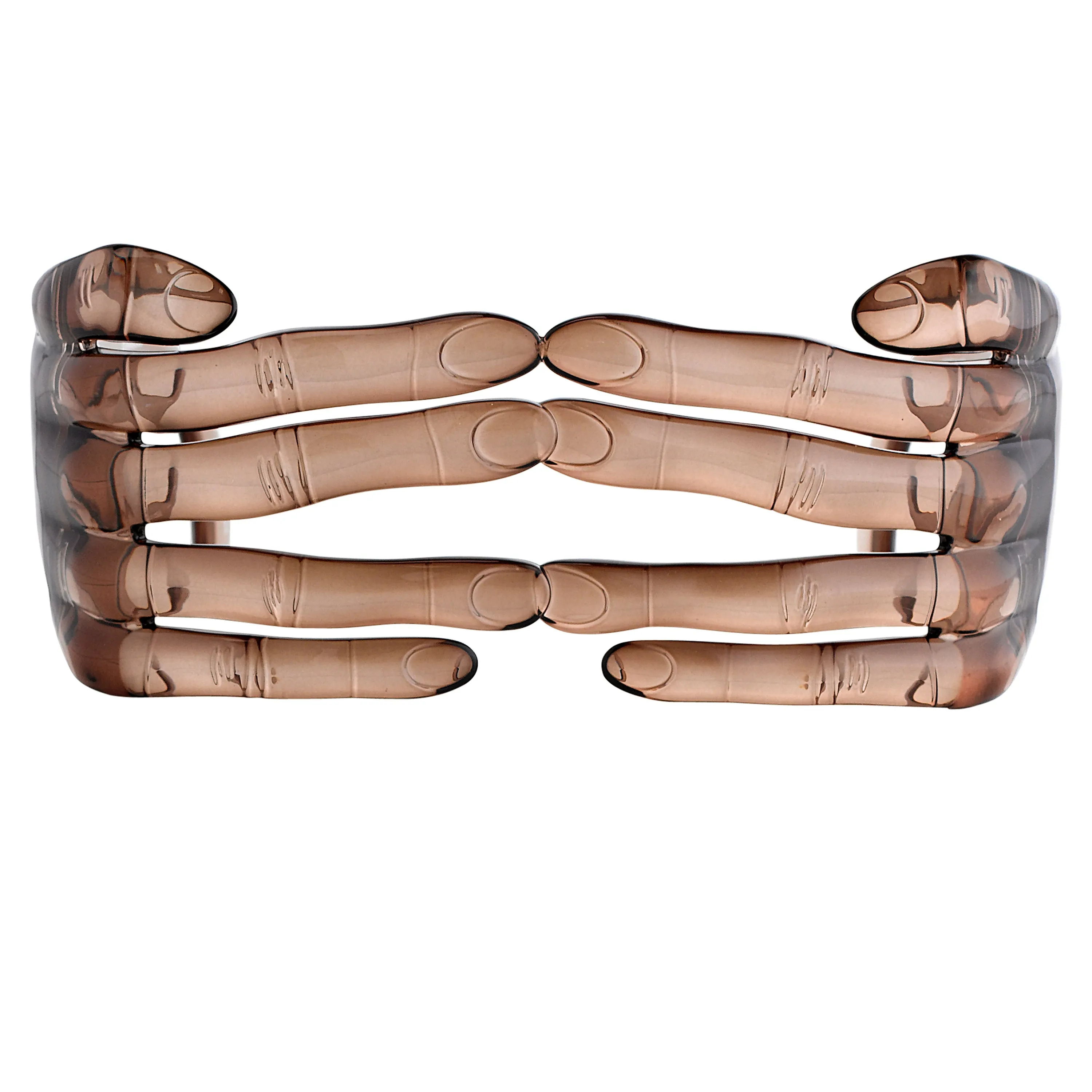 Jeremy Scott Hands Sunglasses in Clear sold by Linda Farrow