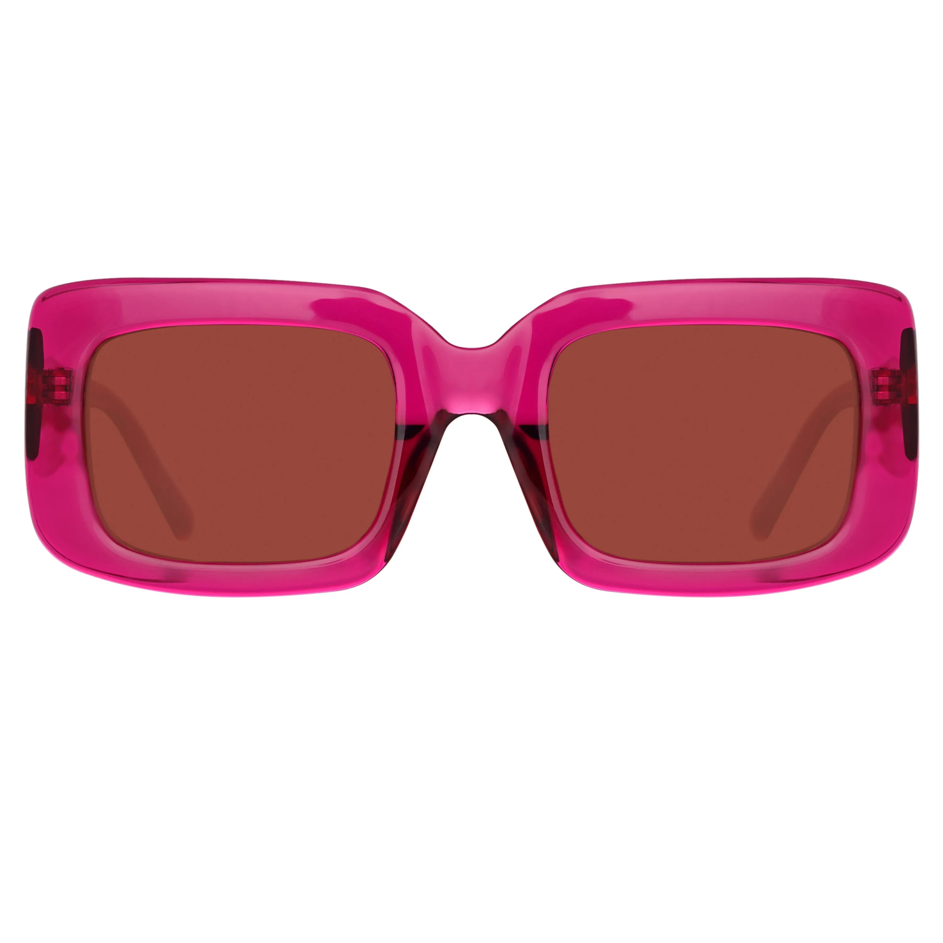 The Attico Jorja Sunglasses in Maroon sold by Linda Farrow product image thumbnail 2