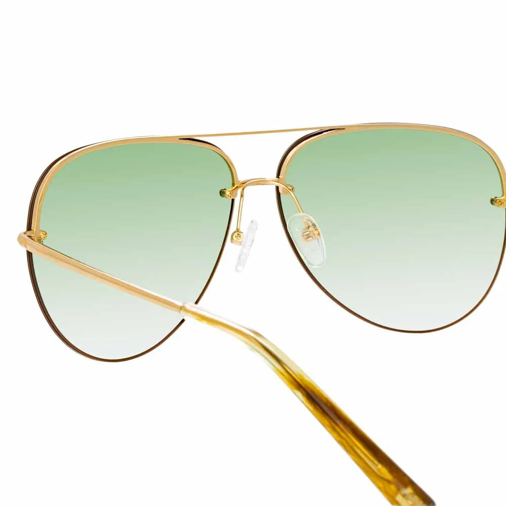 Matthew Williamson Clover C2 Aviator Sunglasses sold by Linda Farrow product image thumbnail 3