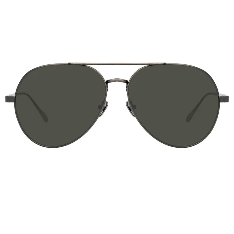 Linda Farrow Elgin C7 Aviator Sunglasses sold by Linda Farrow