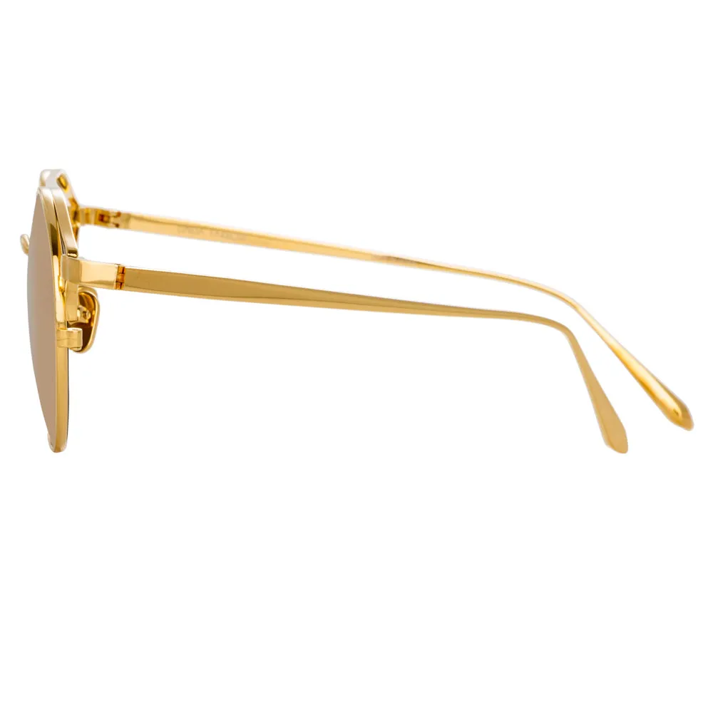 Linda Farrow Ali C1 Oval Sunglasses sold by Linda Farrow product image thumbnail 3