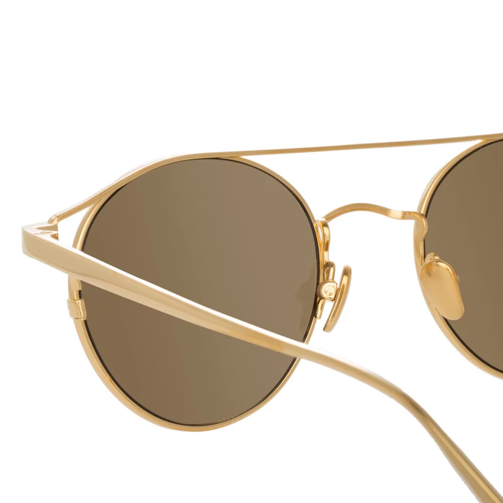 Linda Farrow Ali C1 Oval Sunglasses sold by Linda Farrow product image thumbnail 4